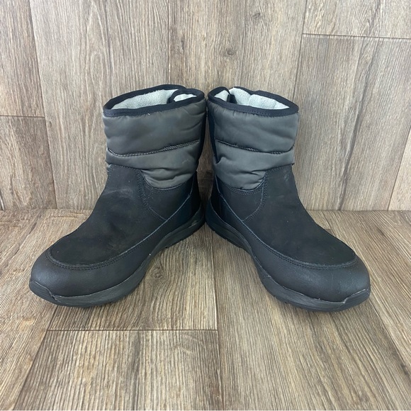 UGG Boots Toty Weather Unisex Size 4 Big Kids Black & Gray Waterproof Outdoors - Picture 4 of 10